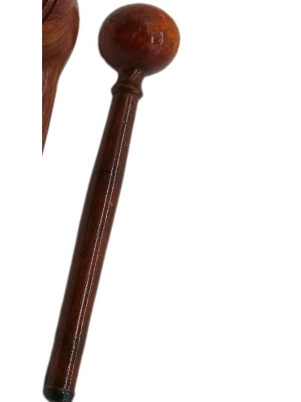 Antique Wooden Sock Darner Darning Egg Handle Mending Sewing Tool 5.5"